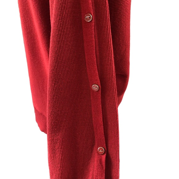 New York & Company Women’s Boatneck Rayon/Nylon Loose Fitting Sweater, Rust Sz S - Picture 11 of 13